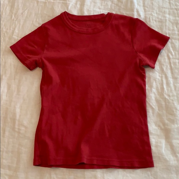 Brandy Melville Tops - Brandy Melville red tshirt